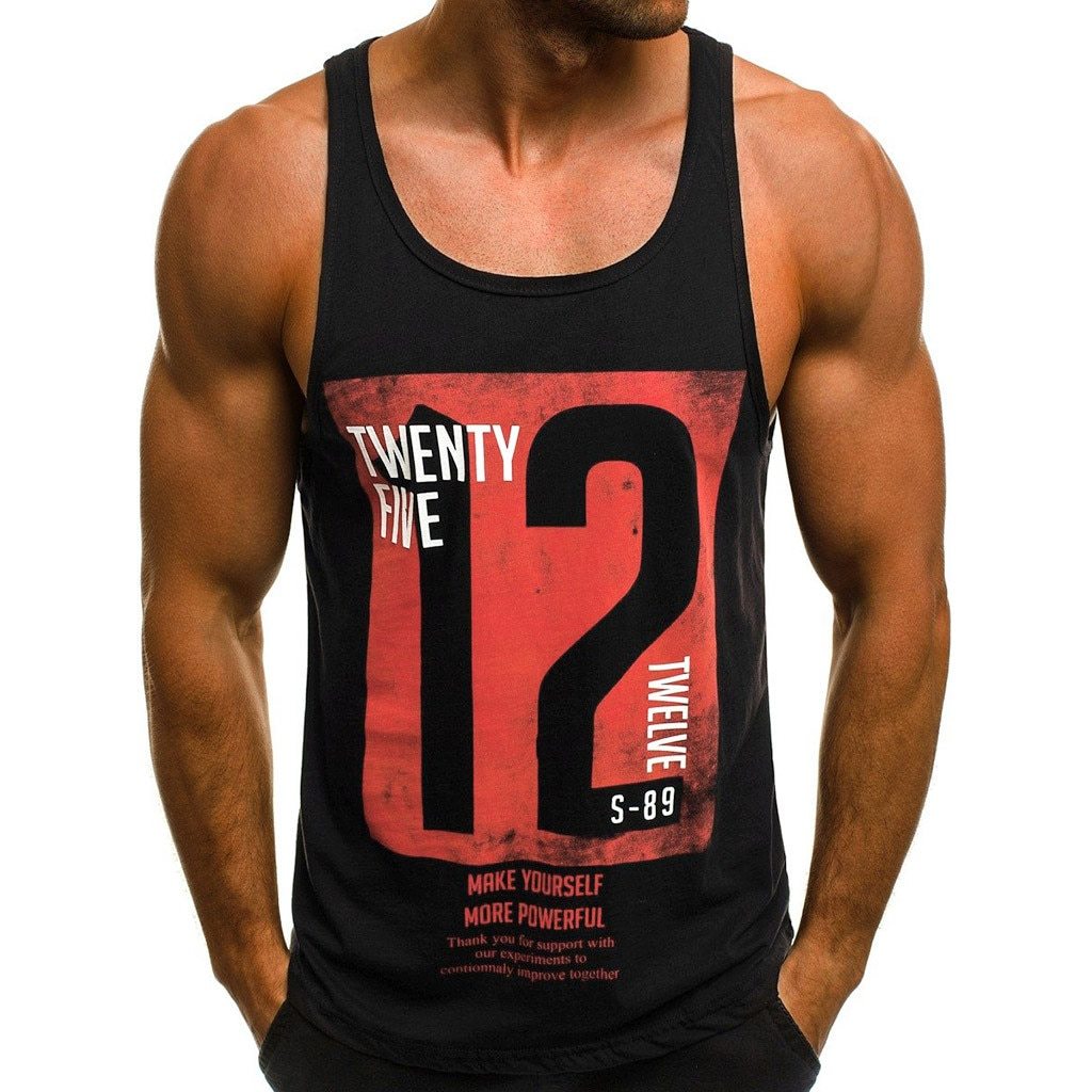 Wygodny męski tank top z dopasowanym krojem. Letnia koszulka bez rękawów, swobodny styl na lato.