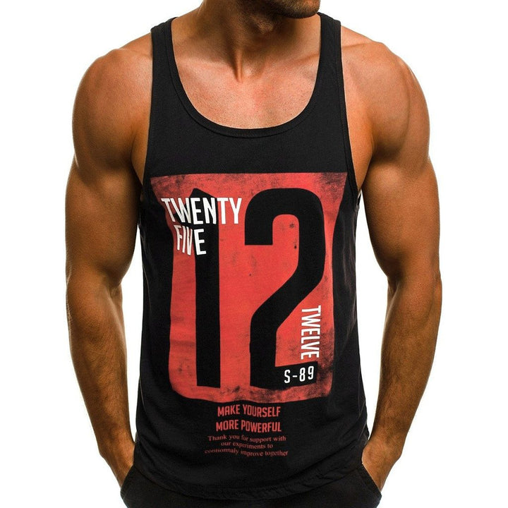 Wygodny męski tank top z dopasowanym krojem. Letnia koszulka bez rękawów, swobodny styl na lato.