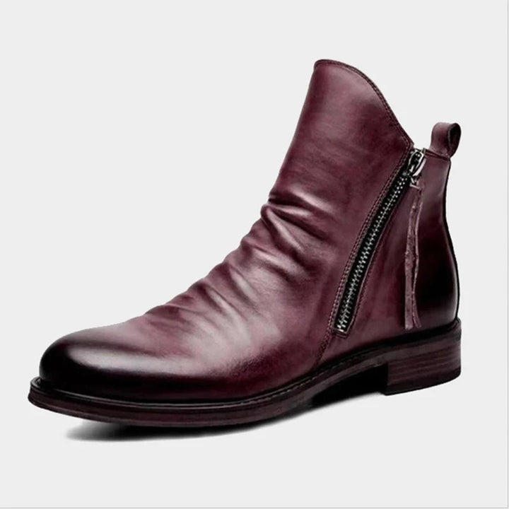Obuwie męskie zimowe z zamkiem, wygodne i ciepłe botki na każdą okazję. Eleganckie i casualowe.