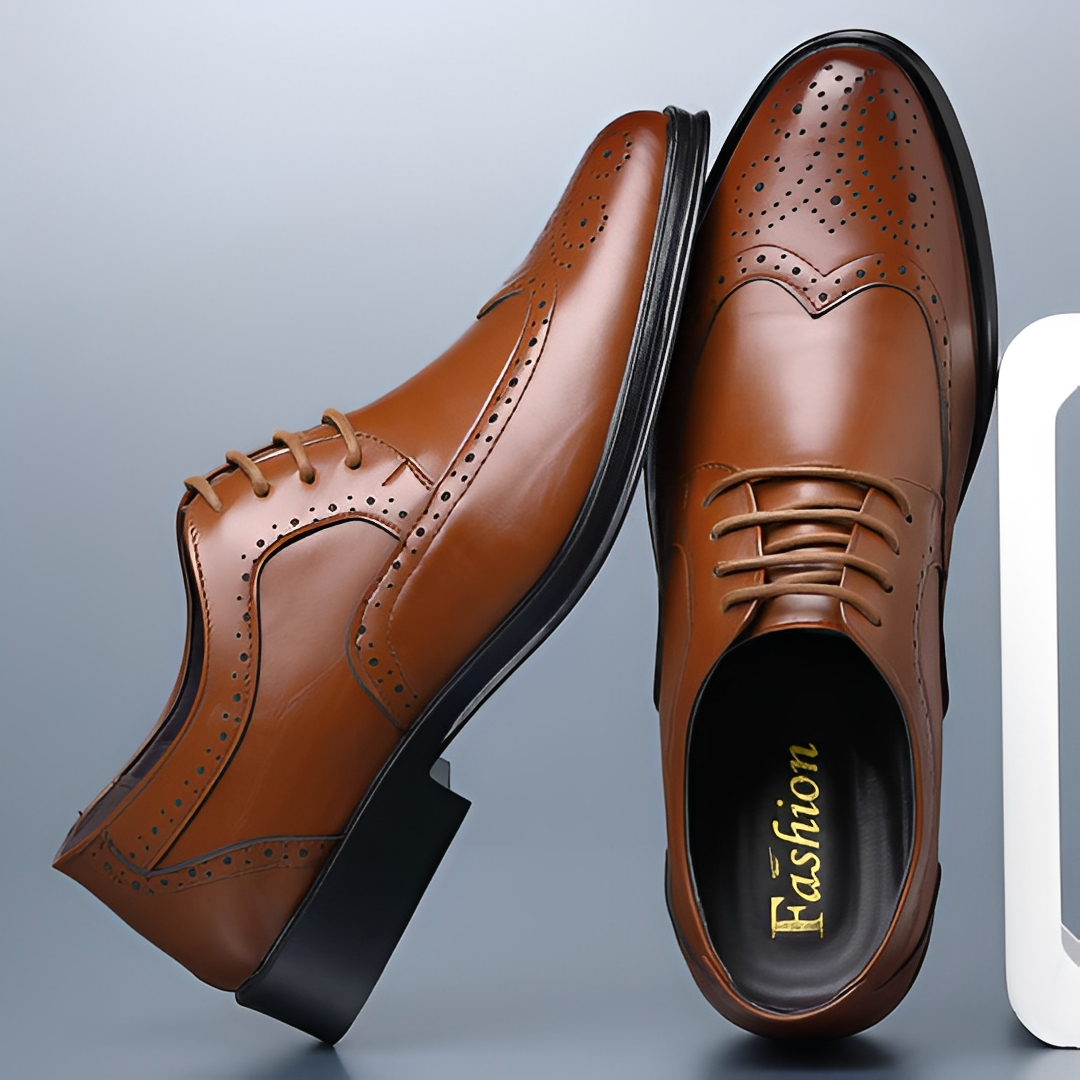 Eleganckie męskie buty Earold na wiosnę i jesień. Stylowe, komfortowe obuwie codzienne do mody smart casual.