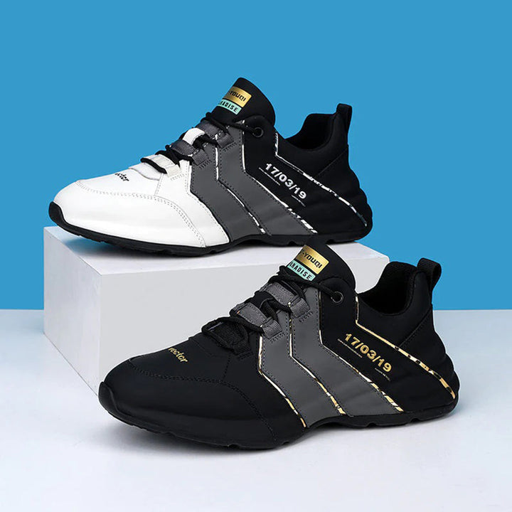 Modne męskie sneakersy, lekkie obuwie sportowe na aktywne dni. Idealne do miasta i na spacery.