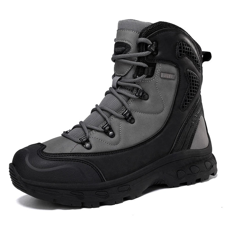 Męskie buty trekkingowe jesień/zima. Wysoka cholewka, komfort i doskonała przyczepność.