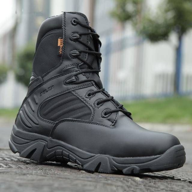 Wygodne męskie buty trekkingowe na zimę, ze wzmocnioną podeszwą i zamkiem. Idealne na długie szlaki.