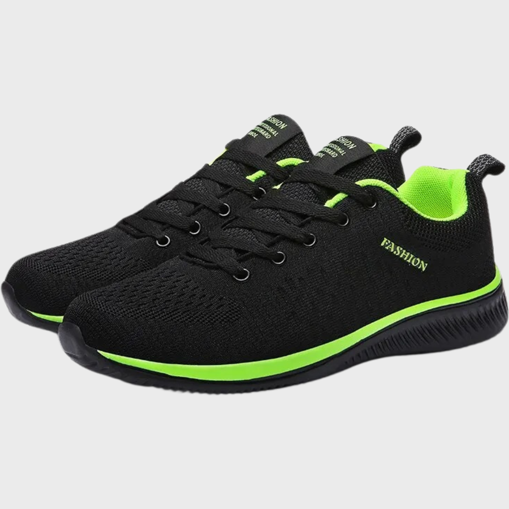 Czerwone komfortowe buty sportowe Kornelius, męskie sneakersy idealne na zimę i na co dzień.