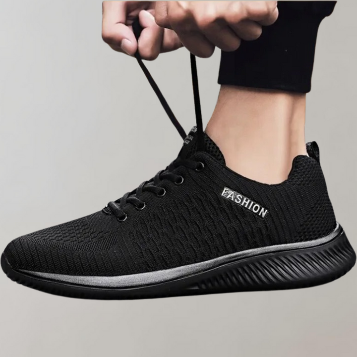 Zielone stylowe sneakersy męskie Kornelius, zimowe buty miejskie zapewniające komfort.
