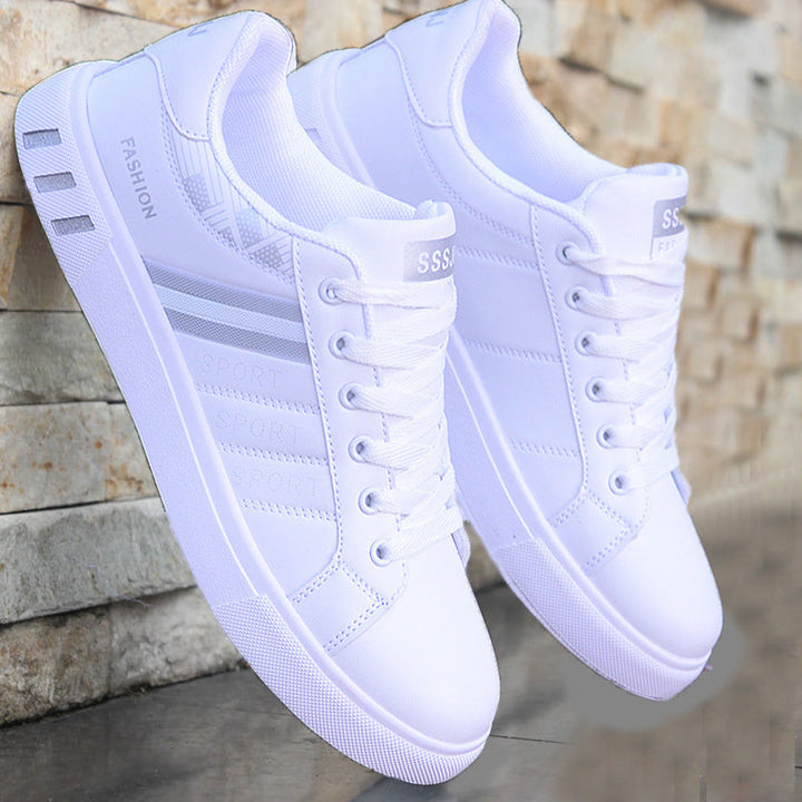 Wygodne męskie sneakersy miejskie, niskie, w kolorze czarnym. Idealne casualowe obuwie na wiosnę/lato.