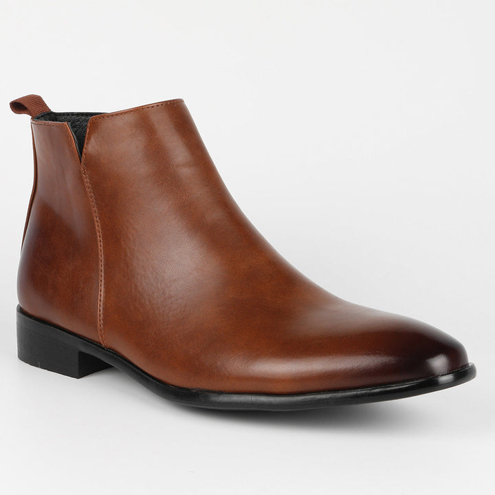Męskie formalne botki vintage Malcom. Eleganckie buty męskie na jesień i zimę.