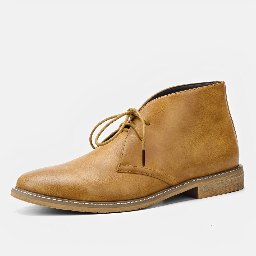 Męskie klasyczne buty chukka. Eleganckie i wygodne obuwie męskie na jesień i zimę. Trwałe i modne.