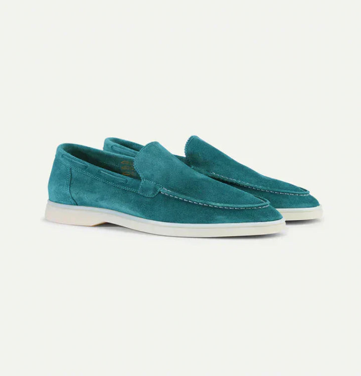 Wygodne męskie loafersy na wiosnę i lato, idealne do eleganckich i casualowych stylizacji.