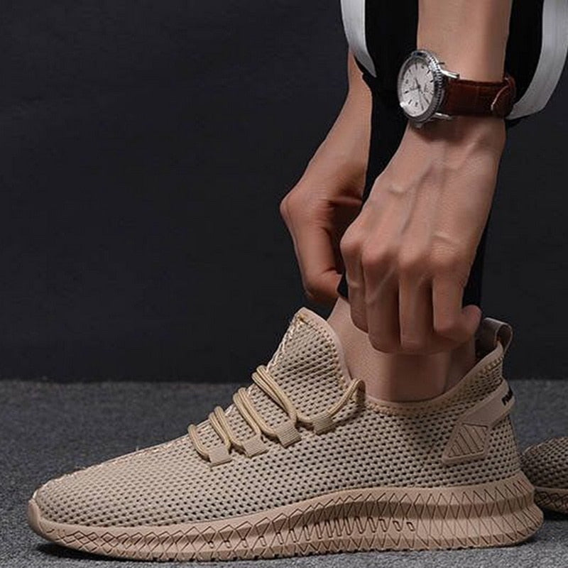 Wygodne męskie sneakersy z dobrą amortyzacją, perfekcyjne do chodzenia i treningu.