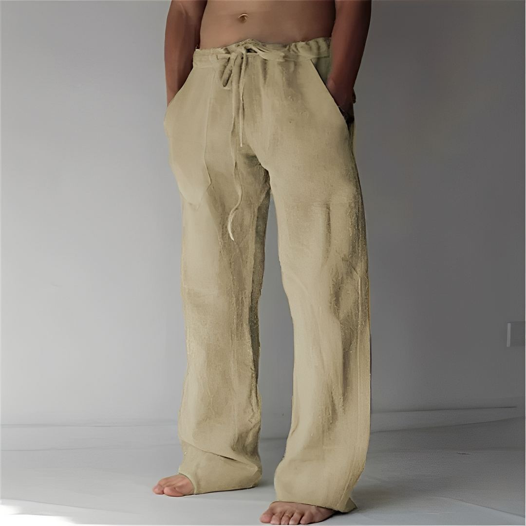 Modne spodnie męskie na lato, swobodne i wygodne. Casualowy styl dla mężczyzn.
