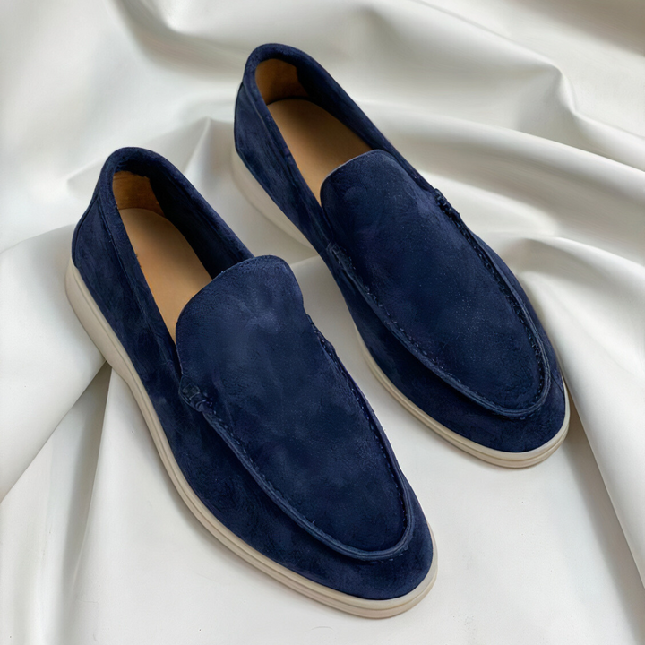 Eleganckie męskie mokasyny Marlon, idealne wsuwane buty na lato i wiosnę. Komfortowy i klasyczny design polenmoda.