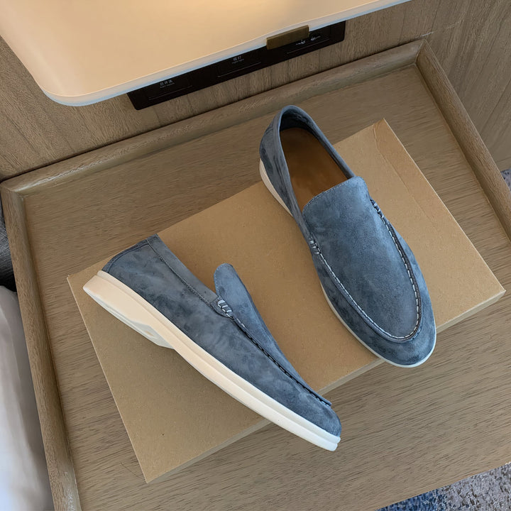 Komfortowe męskie mokasyny Marlon, wsuwane buty idealne na wiosnę i lato. Eleganckie i wszechstronne obuwie męskie.