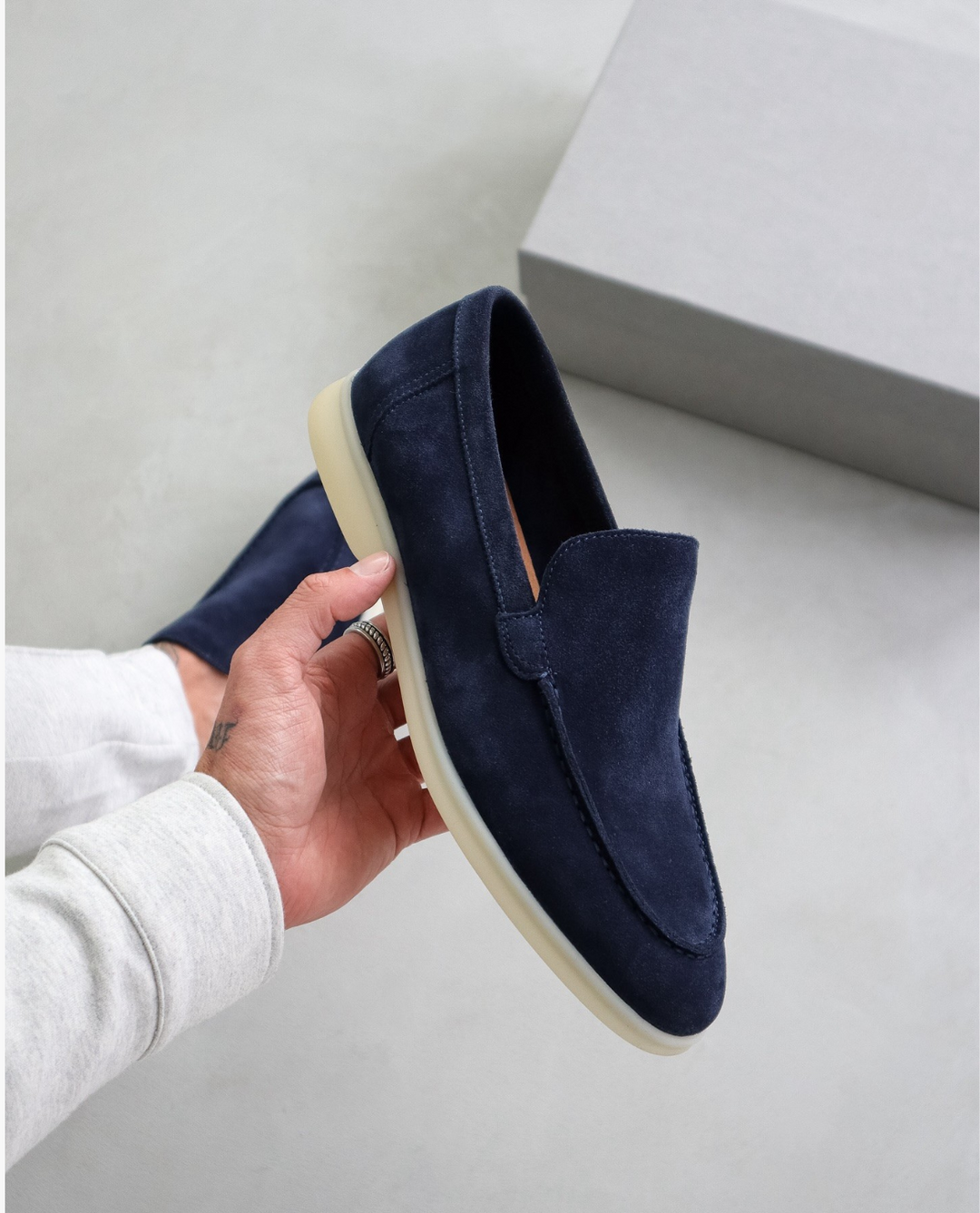 Nowoczesne męskie mokasyny, stylowe wsuwane buty codzienne, idealne do smart casual.