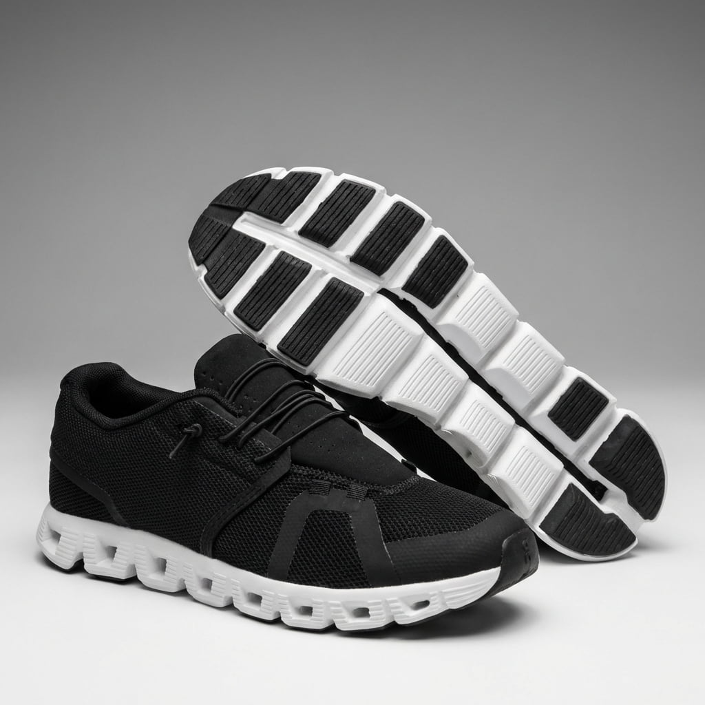 Męskie niskie sneakersy sznurowane, idealne obuwie sportowe i casualowe na co dzień.