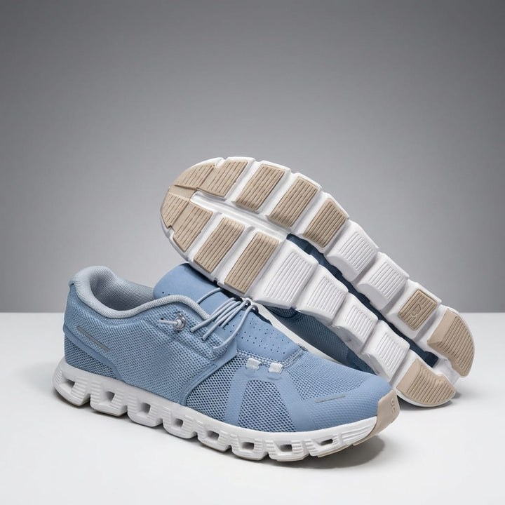 Detal sznurowanych męskich sneakersów, niska cholewka, idealne casualowe obuwie męskie.