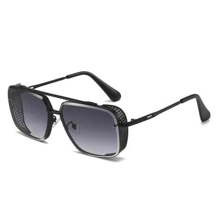 Męskie okulary retro na każdą okazję. Ochrona oczu przed słońcem, modny element męskiego stylu.