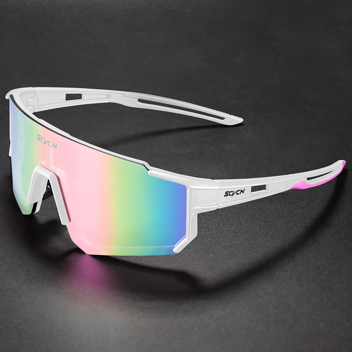 Męskie okulary rowerowe z powłoką hydrofobową, filtr UV400, na zmienne warunki.