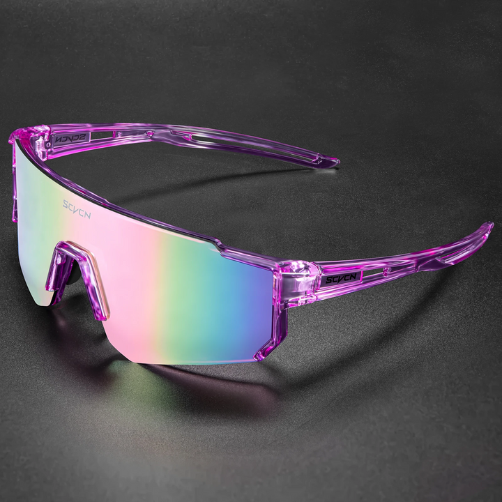 Męskie okulary sportowe UV400, w komplecie z etui i ściereczką.