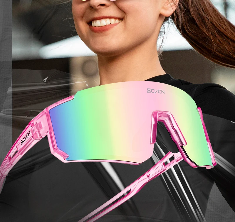 Designerskie okulary rowerowe męskie, pełna ochrona UV, do MTB i rekreacji.