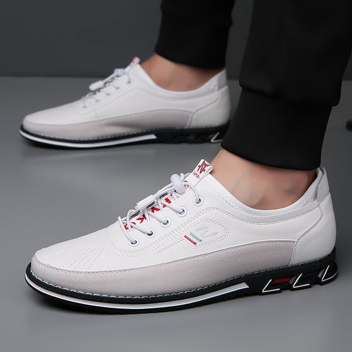 Męskie sneakersy antypoślizgowe, komfortowe buty do codziennych stylizacji.