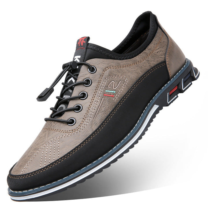 Wygodne męskie sneakersy na nodze, antypoślizgowe buty casualowe idealne do aktywności i codziennego komfortu.