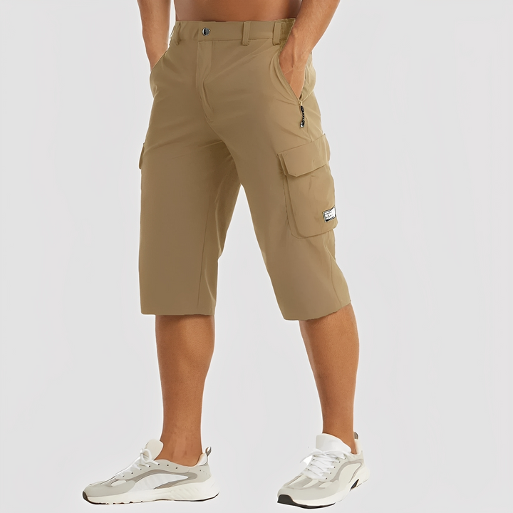 Męskie spodnie cargo rozciągliwe, komfortowe. Idealne na co dzień, do casualowych stylizacji i outdooru.