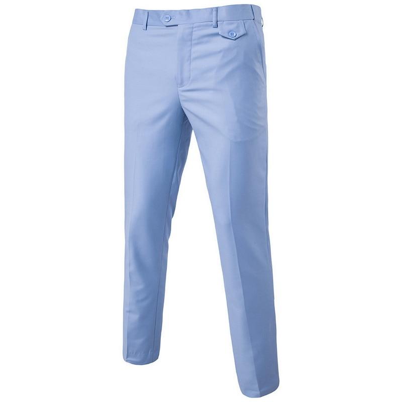 Szare męskie spodnie materiałowe slim fit, komfortowe i stylowe do biura.