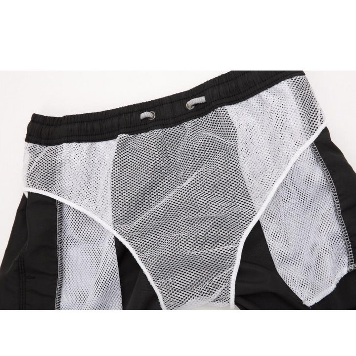 Sportowe szorty kąpielowe męskie z siateczką, szybkoschnące. Niezbędne na wakacje i lato.