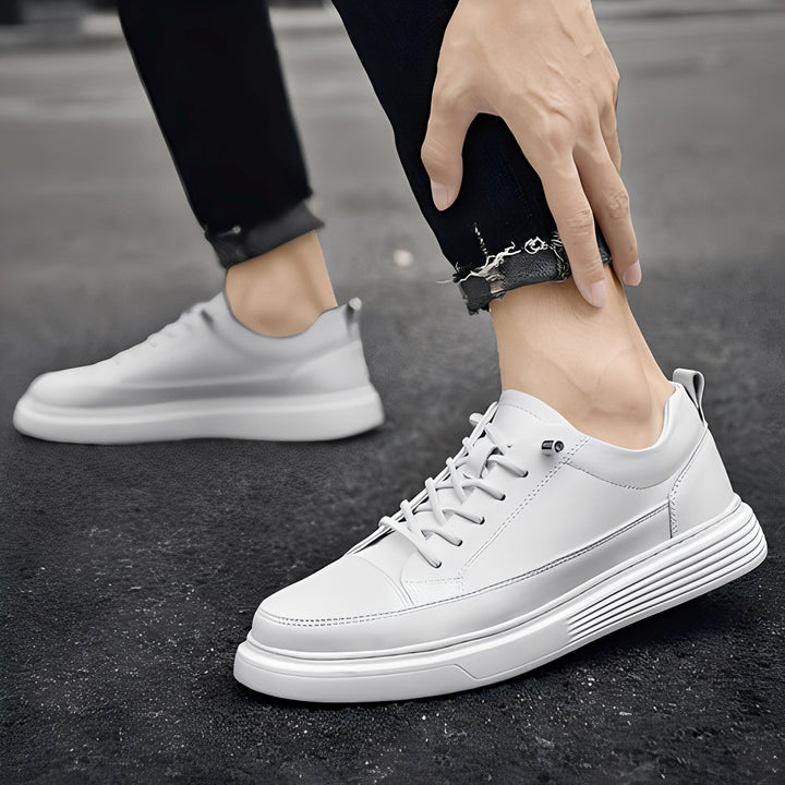 Męskie trampki Romeo, niskie sznurowane buty casual. Stylowe i wygodne obuwie męskie na co dzień.