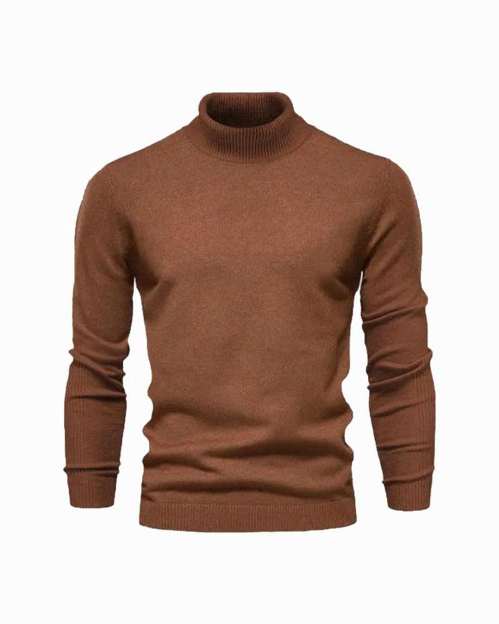 Wysokiej jakości męski golf elegancki, splot dzianinowy