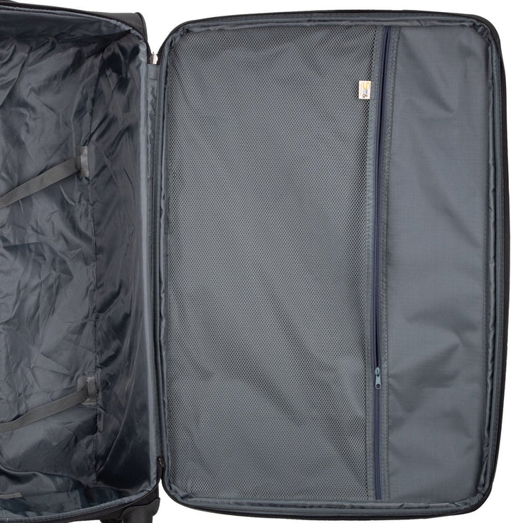 Zestaw miękkich walizek podróżnych Valencia w różnych rozmiarach, na każdą podróż.