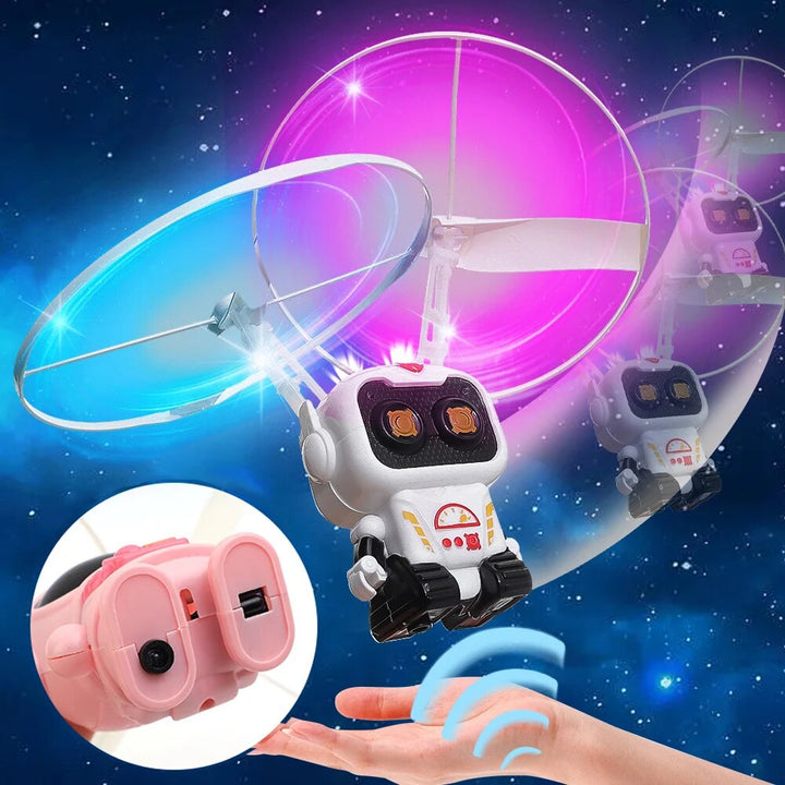 Bezpieczny mini dron dla dzieci z solidnymi osłonami śmigieł, zapewniający bezpieczną zabawę i naukę latania.