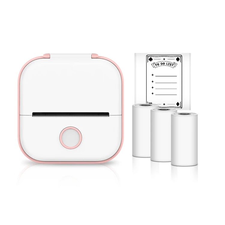 Uniwersalna mini drukarka termiczna bezprzewodowa Bluetooth. Drukuj etykiety, listy, notatki. Kompaktowa i mobilna.