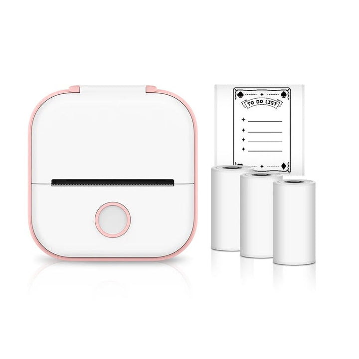 Uniwersalna mini drukarka termiczna bezprzewodowa Bluetooth. Drukuj etykiety, listy, notatki. Kompaktowa i mobilna.