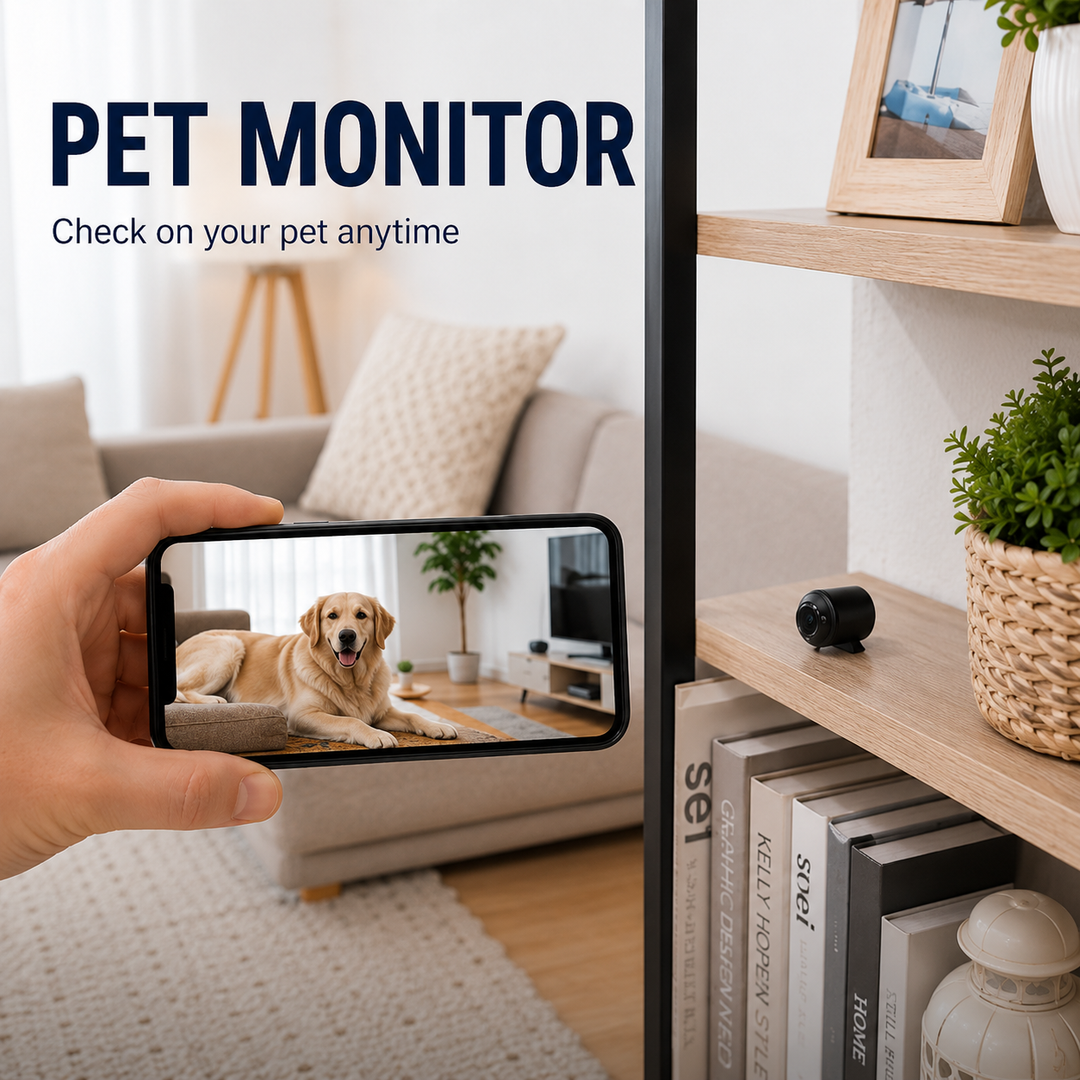 Kamera IP WiFi 1080P Full HD do monitoringu domu, oferująca wyraźny obraz i bezprzewodowe połączenie.