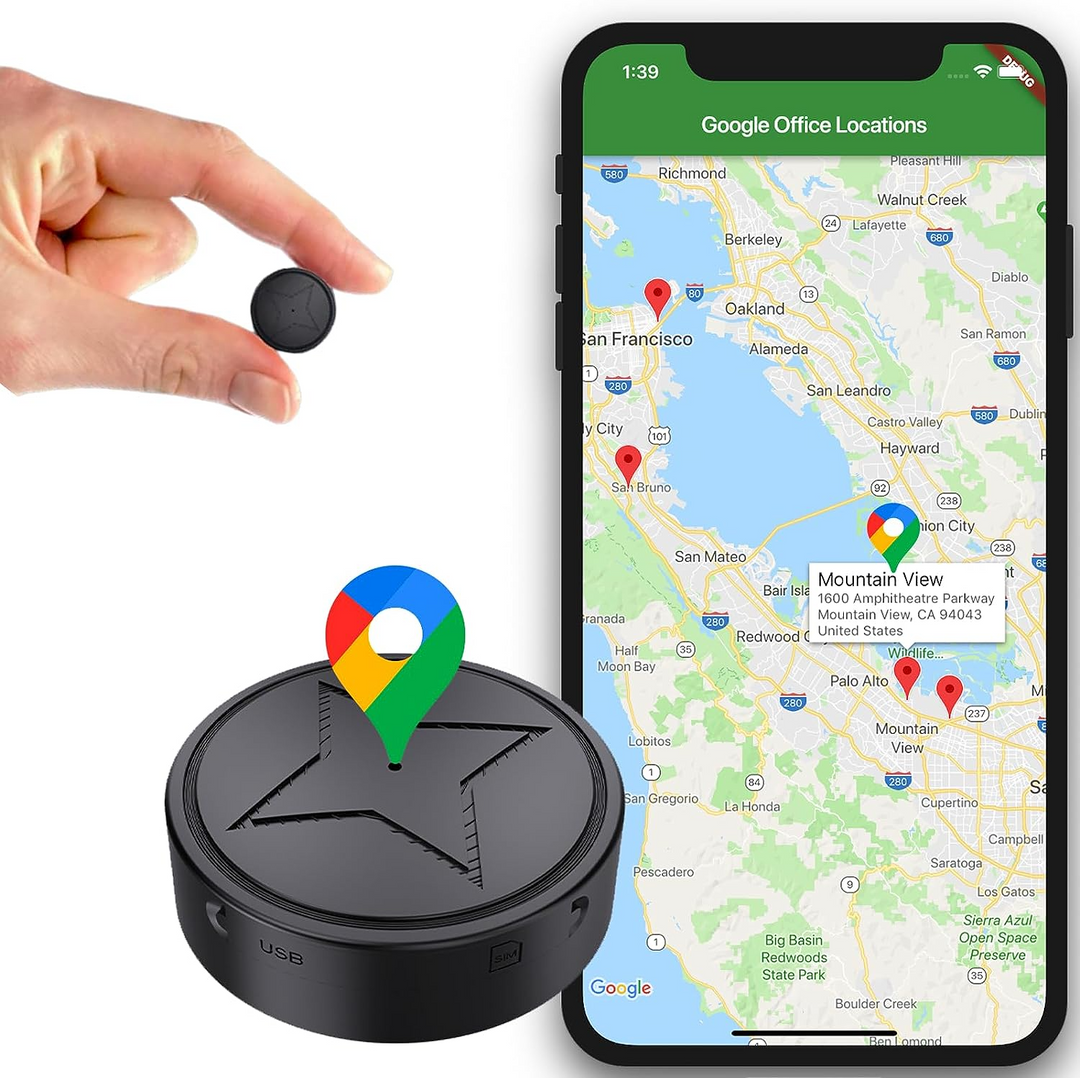 Mini lokalizator GPS z nasłuchem audio w chmurze, magnetyczny. Do śledzenia pojazdów i ochrony mienia.