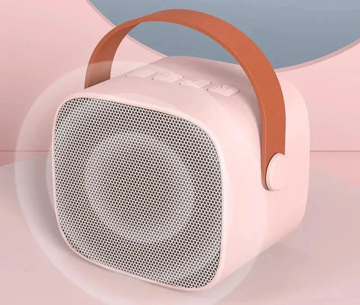Przenośny głośnik Bluetooth z funkcją karaoke i mikrofonem. Idealny na imprezy i spotkania.