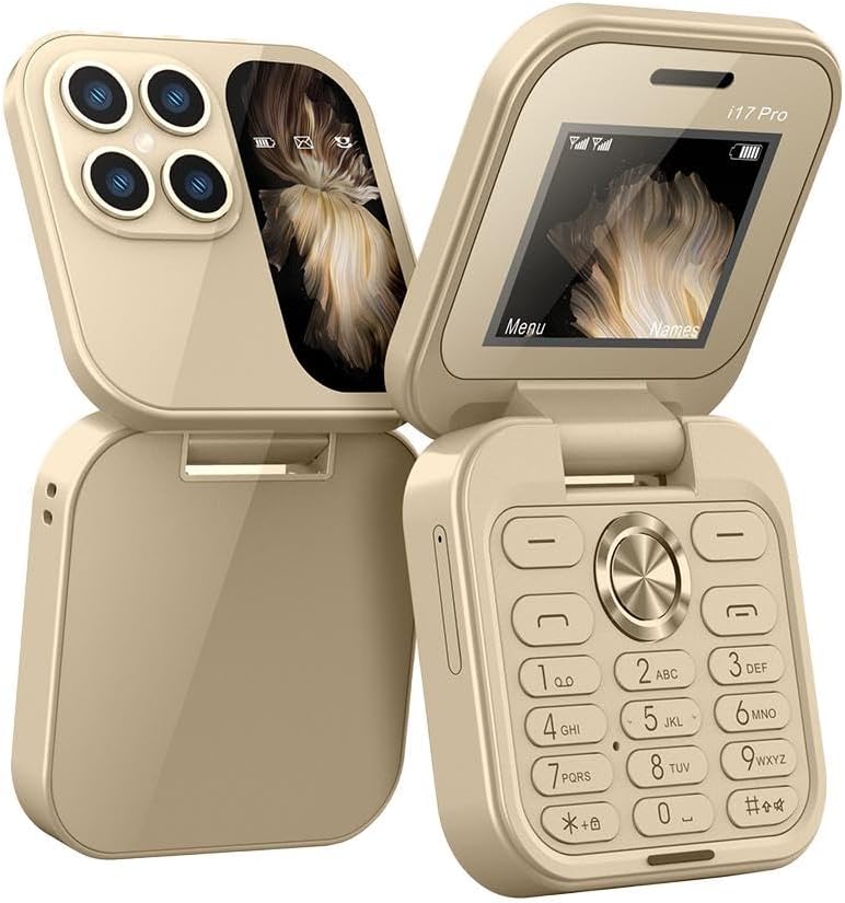 Telefon Dual SIM, kompaktowy, z kamerą HD i funkcją MP3. Idealny na dwie karty SIM.