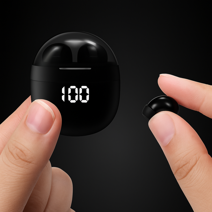 Miniaturowe słuchawki bezprzewodowe douszne Bluetooth, idealne do snu, komfortowe i lekkie.