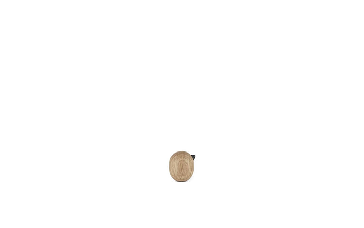 Elegancka figurka ptaszka z drewna, minimalistyczny prezent do domu.