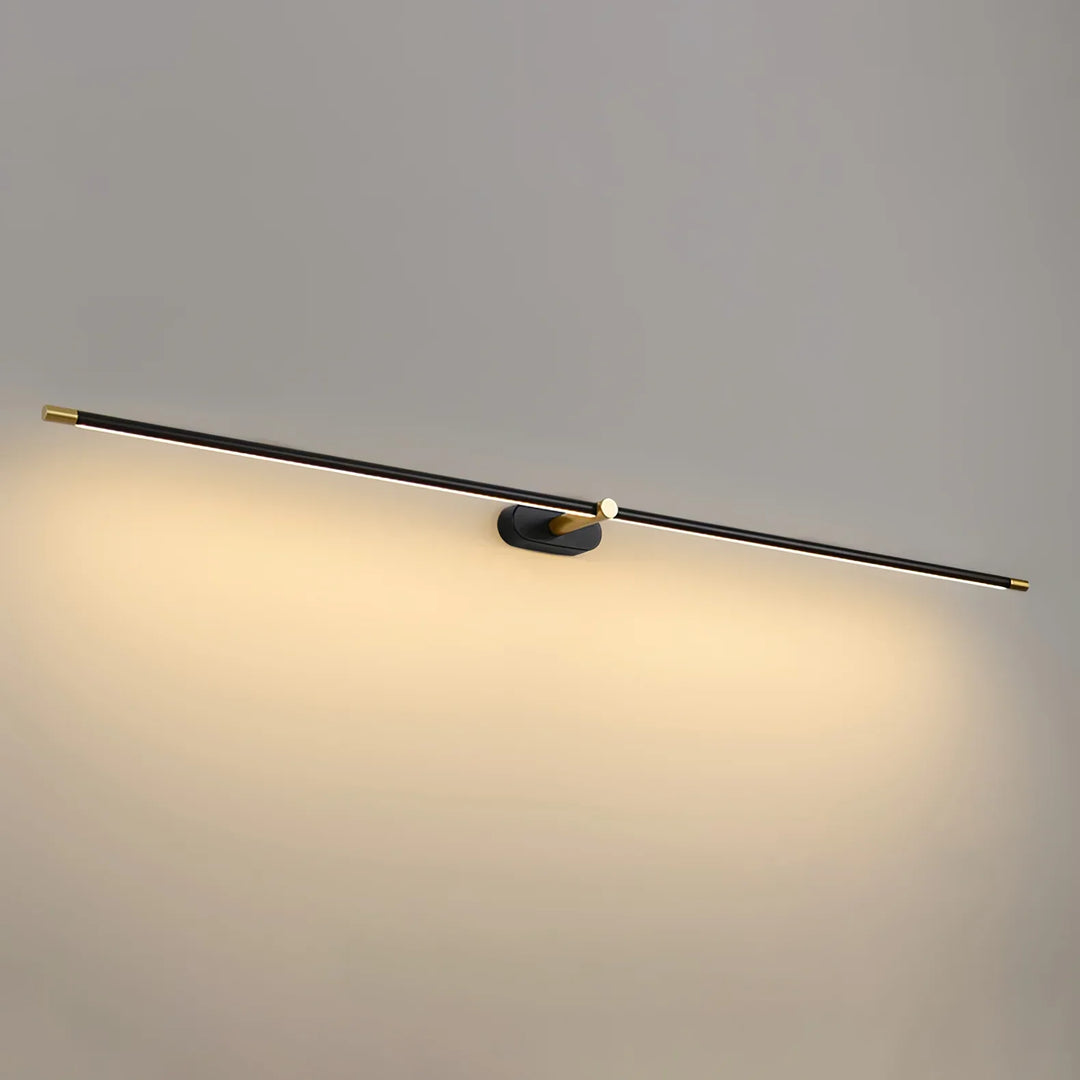 Designerska lampa ścienna LED ściemnialna, ciepłe światło, idealna do sypialni.