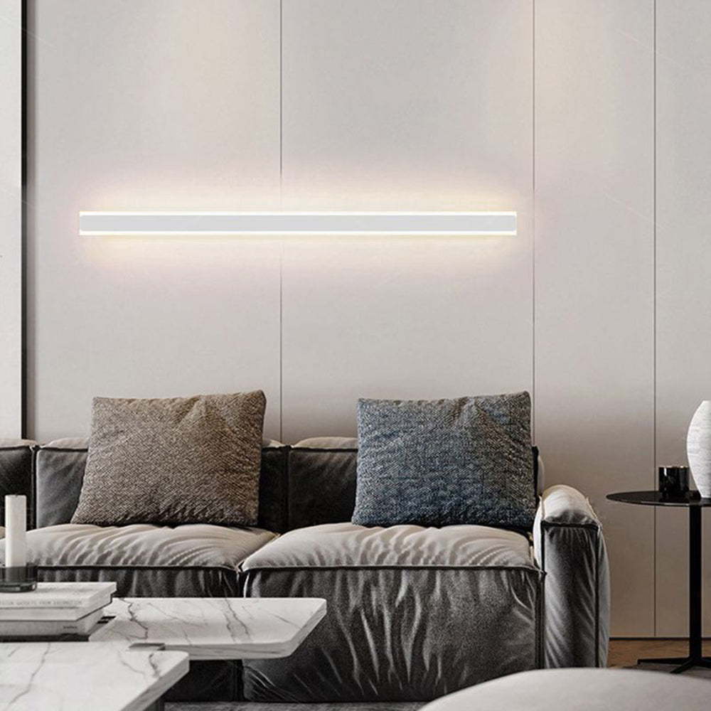 Wszechstronna lampa ścienna LED, minimalistyczny design do salonu, sypialni lub przedpokoju.
