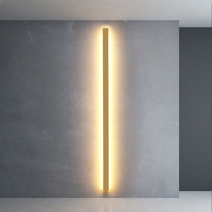 Minimalistyczna lampa LED na ścianę, designerskie oświetlenie, idealna do domu i salonu.