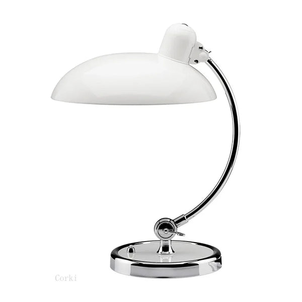 Designerska metalowa lampa stołowa LED, skandynawska, dekoracyjne oświetlenie do wnętrz.