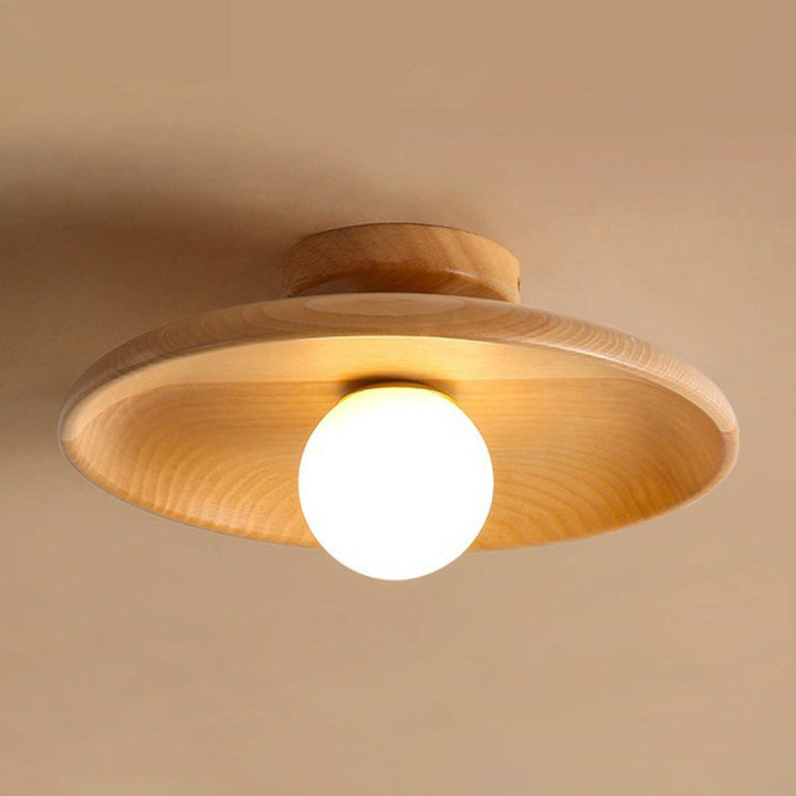 Minimalistyczne oświetlenie sufitowe, drewniana lampa sufitowa, nowoczesny styl do salonu i sypialni.