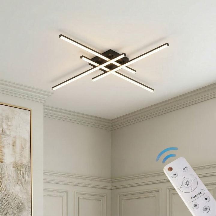 Energooszczędna lampa sufitowa LED. Stylowe oświetlenie do sypialni.