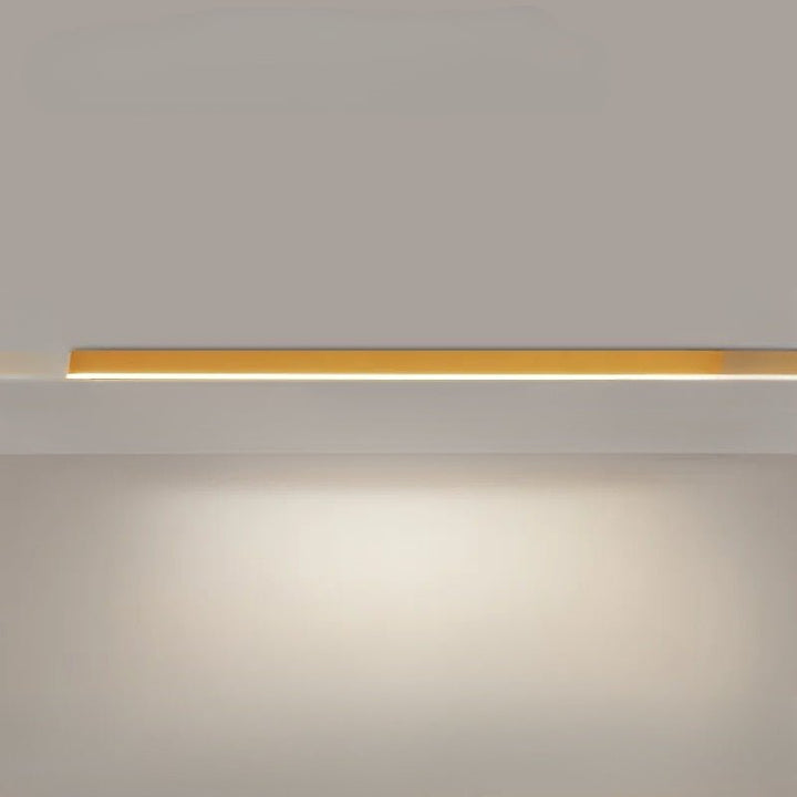 Czysta, minimalistyczna lampa sufitowa LED. Oświetlenie skandynawskie, nowoczesne, do domu, energooszczędna.