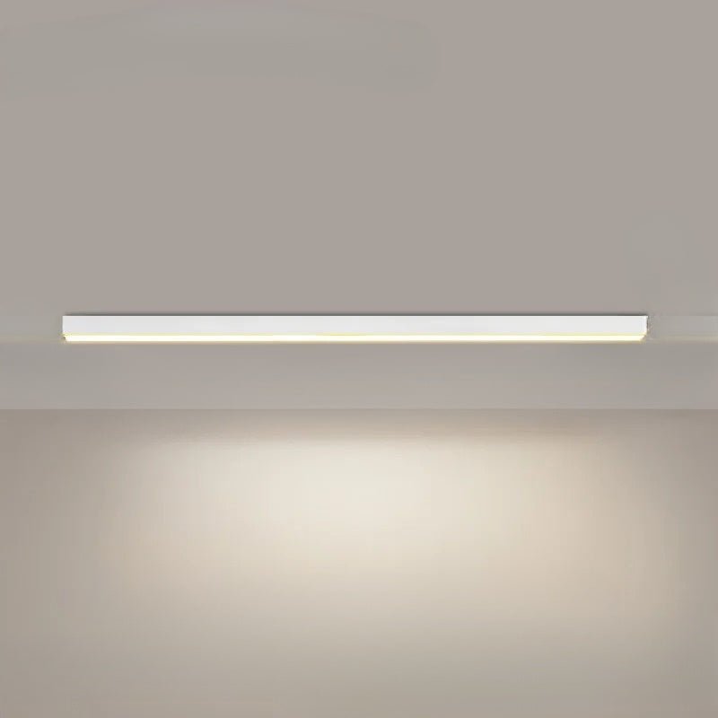 Elegancka lampa sufitowa LED, nowoczesna. Minimalistyczny styl skandynawski, aluminium, akryl, dom.