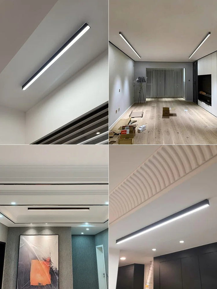 Ściemnialna lampa sufitowa LED. Minimalistyczny styl skandynawski, idealna do salonu, sypialni, kuchni.
